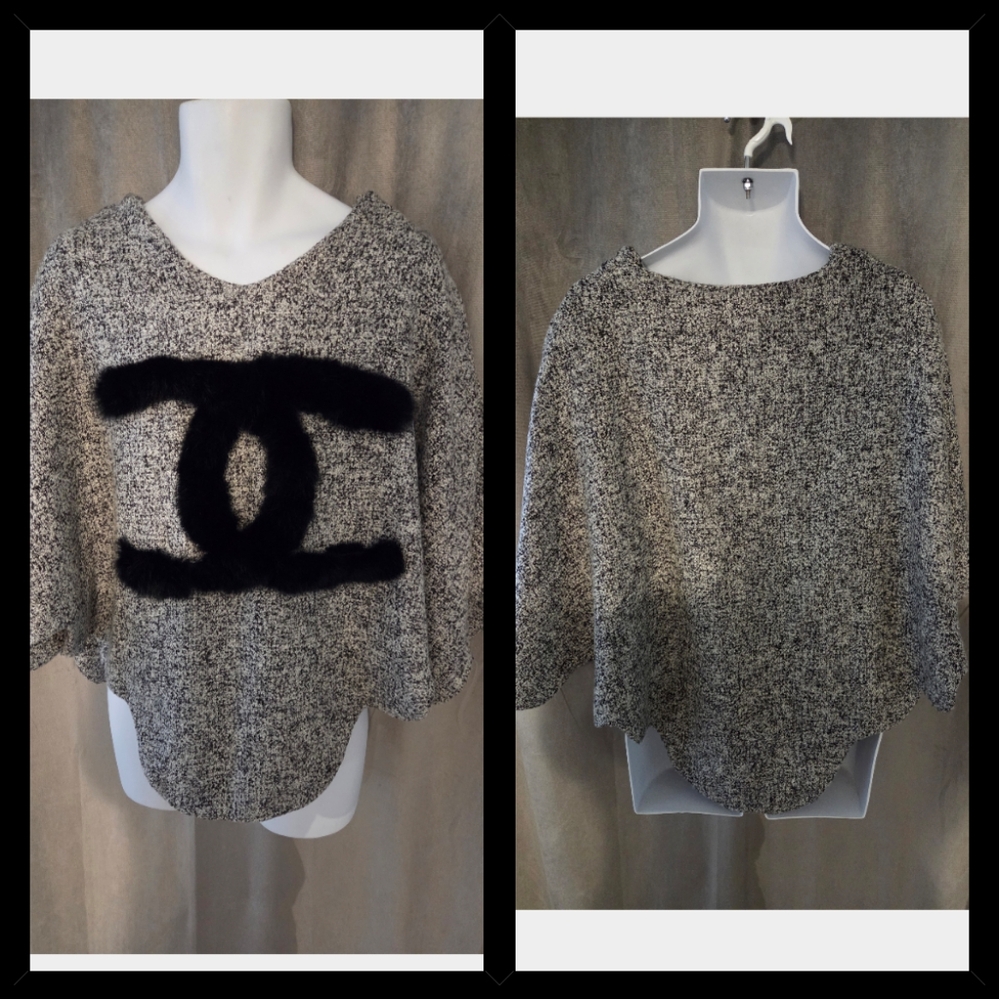 NWT bebe One Size Poncho/shawl Style